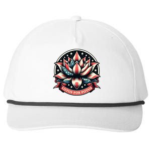 Lotus For Potus Usa Election Snapback Five-Panel Rope Hat