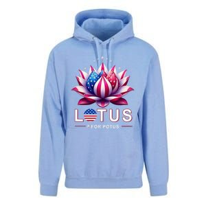 Lotus For Potus Kamala Harris 2024 President Trend Election Unisex Surf Hoodie