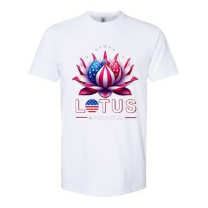 Lotus For Potus Kamala Harris 2024 President Trend Election Softstyle CVC T-Shirt