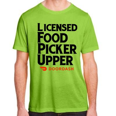 Licensed Food Picker Upper DoorDash Adult ChromaSoft Performance T-Shirt