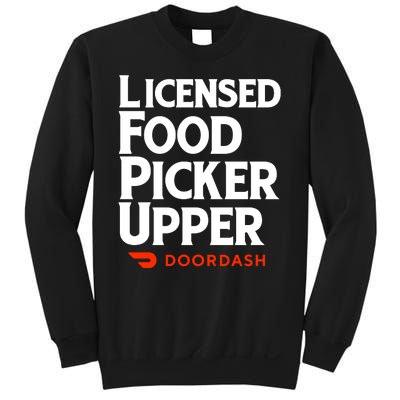 Licensed Food Picker Upper DoorDash Sweatshirt