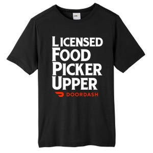 Licensed Food Picker Upper DoorDash Tall Fusion ChromaSoft Performance T-Shirt