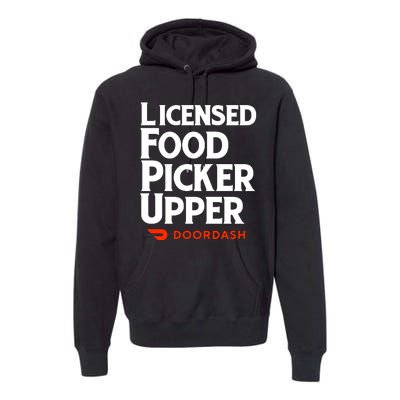 Licensed Food Picker Upper DoorDash Premium Hoodie