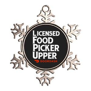 Licensed Food Picker Upper DoorDash Metallic Star Ornament