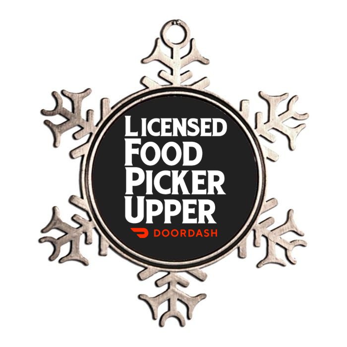 Licensed Food Picker Upper DoorDash Metallic Star Ornament