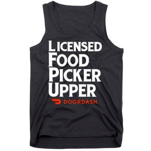 Licensed Food Picker Upper DoorDash Tank Top