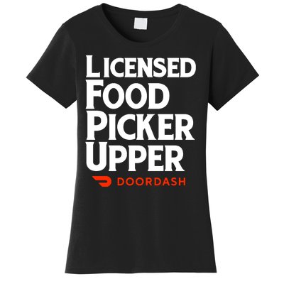 Licensed Food Picker Upper DoorDash Women's T-Shirt