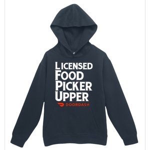 Licensed Food Picker Upper DoorDash Urban Pullover Hoodie