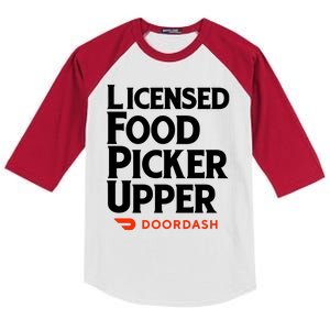 Licensed Food Picker Upper DoorDash Kids Colorblock Raglan Jersey