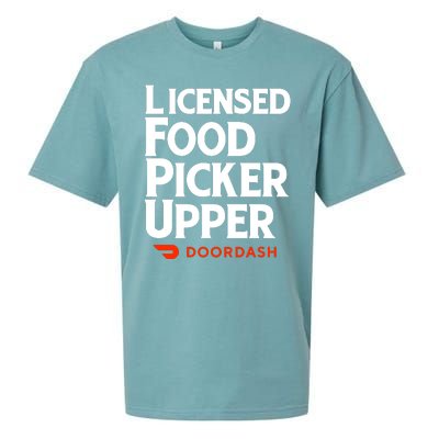 Licensed Food Picker Upper DoorDash Sueded Cloud Jersey T-Shirt