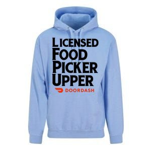 Licensed Food Picker Upper DoorDash Unisex Surf Hoodie