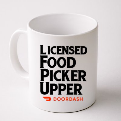 Licensed Food Picker Upper DoorDash Coffee Mug