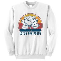 Lotus For Potus Kamala Harris 2024 Vintage Sweatshirt