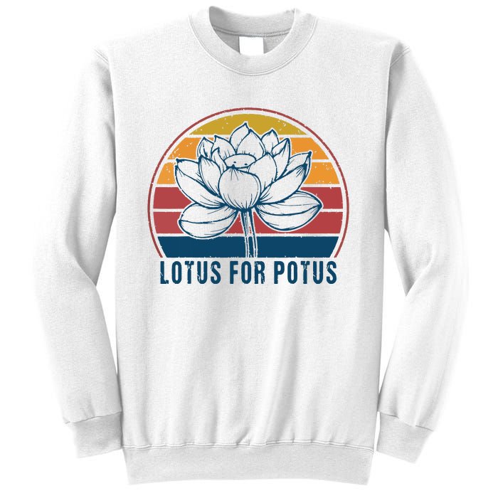 Lotus For Potus Kamala Harris 2024 Vintage Sweatshirt