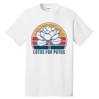 Lotus For Potus Kamala Harris 2024 Vintage Tall T-Shirt