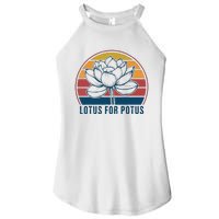 Lotus For Potus Kamala Harris 2024 Vintage Women's Perfect Tri Rocker Tank