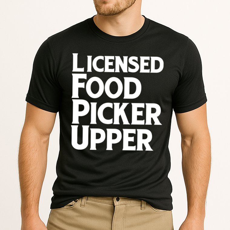Licensed Food Picker Upper Performance Shirt