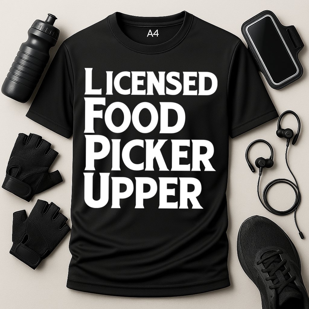 Licensed Food Picker Upper Performance Shirt