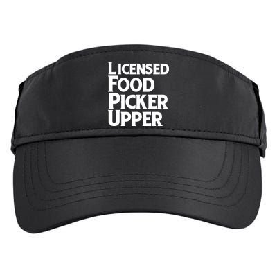 Licensed Food Picker Upper Adult Drive Performance Visor