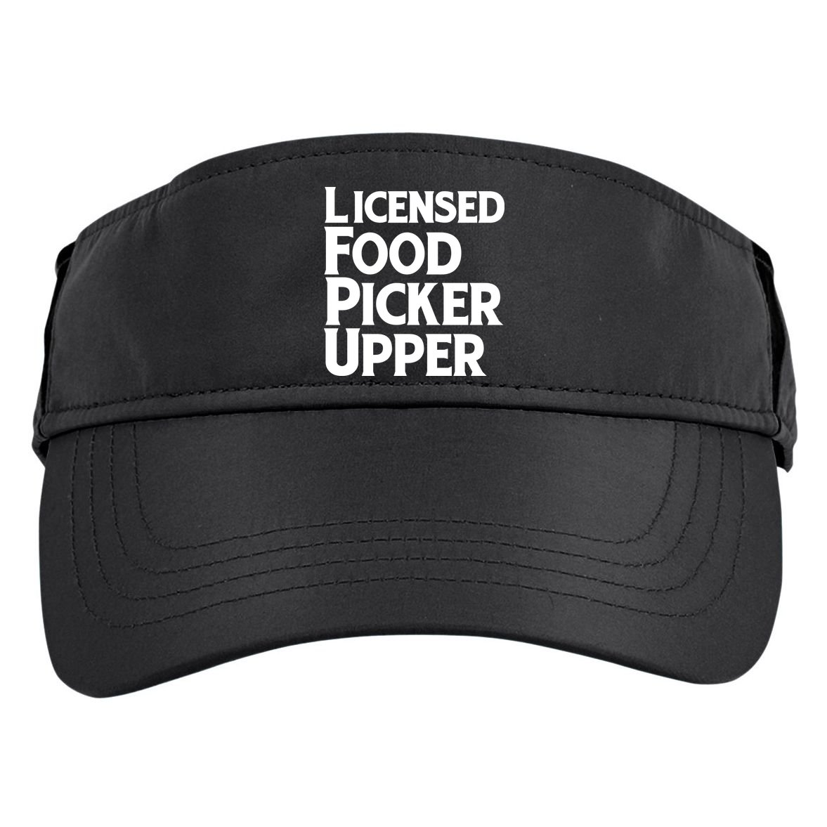 Licensed Food Picker Upper Adult Drive Performance Visor