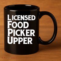 Licensed Food Picker Upper 11oz C Handle Ceramic Mug