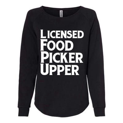 Licensed Food Picker Upper Womens California Wash Sweatshirt