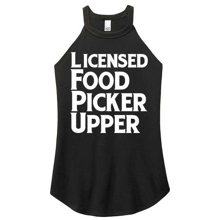 Licensed Food Picker Upper Women's Perfect Tri Rocker Tank