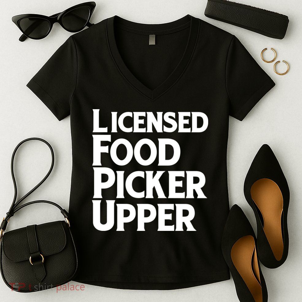 Licensed Food Picker Upper Women's V-Neck T-Shirt