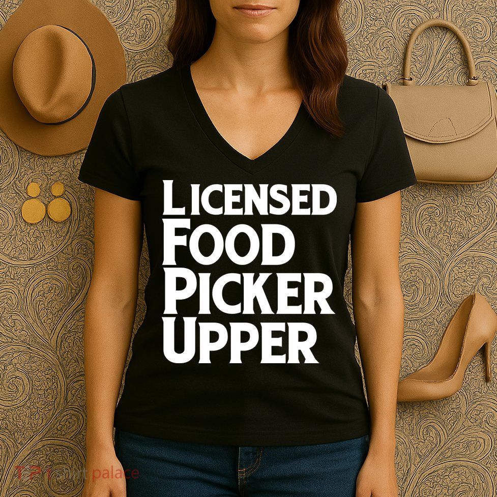 Licensed Food Picker Upper Women's V-Neck T-Shirt
