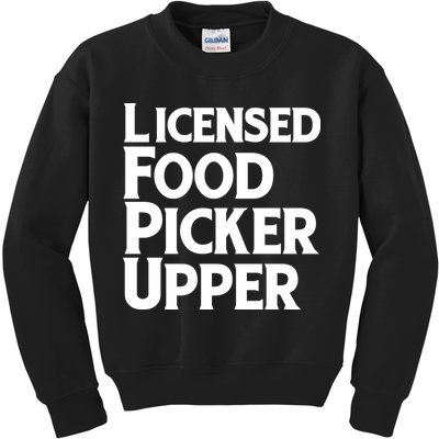 Licensed Food Picker Upper Kids Sweatshirt