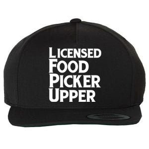 Licensed Food Picker Upper Wool Snapback Cap