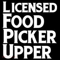 Licensed Food Picker Upper Zip Tote Bag