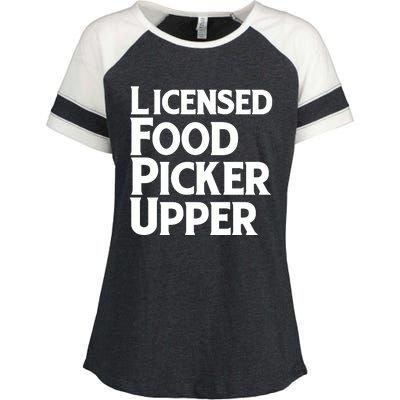 Licensed Food Picker Upper Enza Ladies Jersey Colorblock Tee