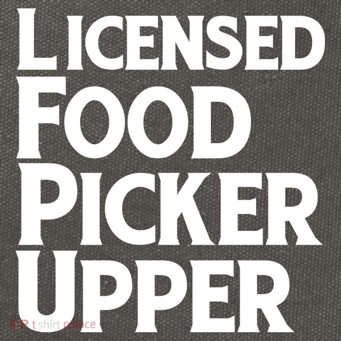 Licensed Food Picker Upper Cotton Canvas Backpack