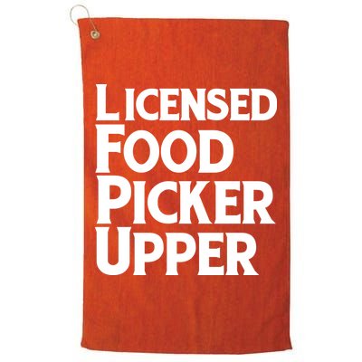Licensed Food Picker Upper Golf Towel