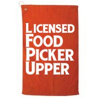 Licensed Food Picker Upper Golf Towel