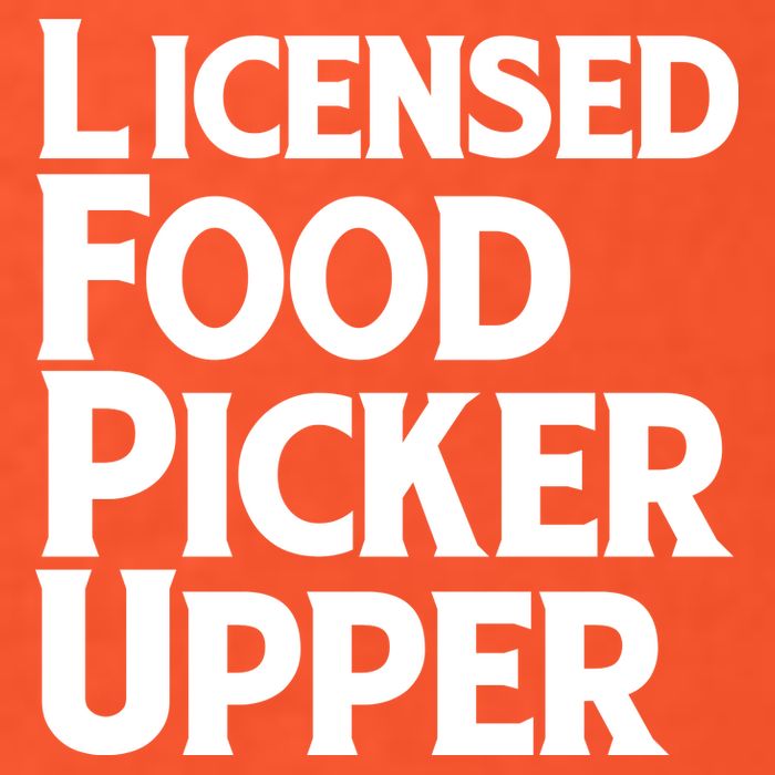 Licensed Food Picker Upper Golf Towel
