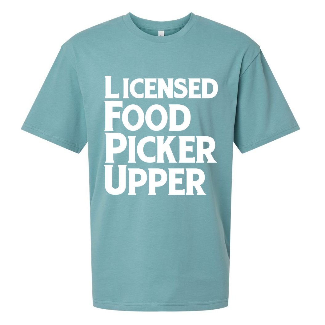 Licensed Food Picker Upper Sueded Cloud Jersey T-Shirt