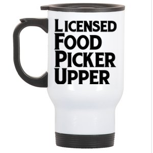 Licensed Food Picker Upper Stainless Steel Travel Mug