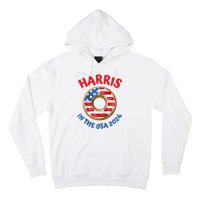 Lotus For Potus Kamala Harris 2024 President Trend Election Raglan Baseball Hoodie