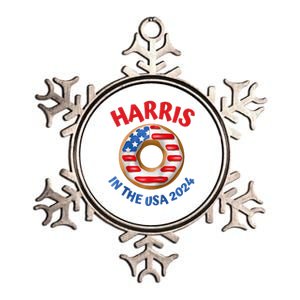 Lotus For Potus Kamala Harris 2024 President Trend Election Raglan Baseball Metallic Star Ornament