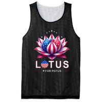 Lotus For Potus Kamala Harris 2024 President Trend Election Mesh Reversible Basketball Jersey Tank