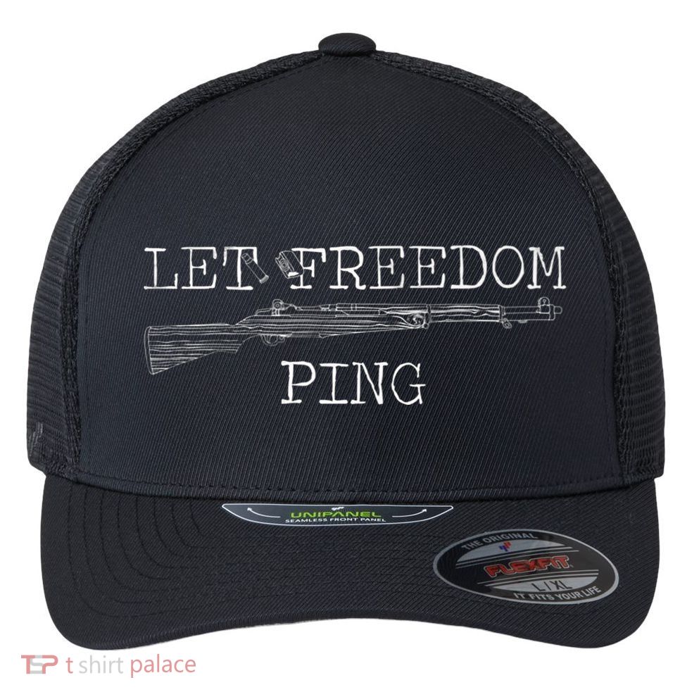 Let Freedom Ping Premium Flexfit Unipanel Trucker Cap