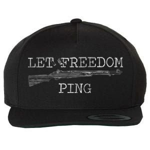 Let Freedom Ping Premium Wool Snapback Cap