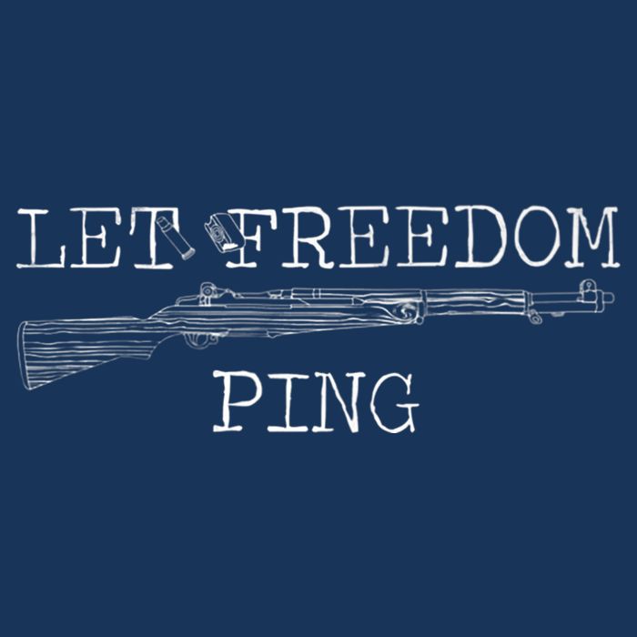 Let Freedom Ping Premium 7 Panel Mesh Trucker Snapback Hat
