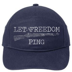 Let Freedom Ping Premium 7-Panel Snapback Hat