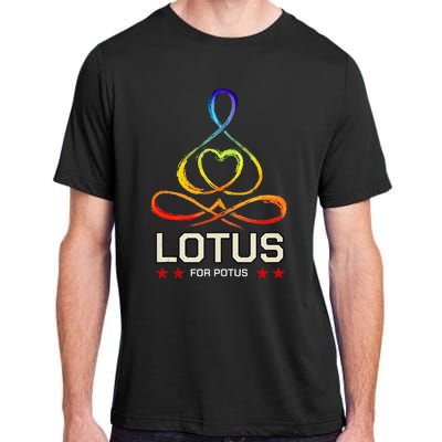 Lotus For Potus Kamala Harris 2024 President Trend Election Adult ChromaSoft Performance T-Shirt