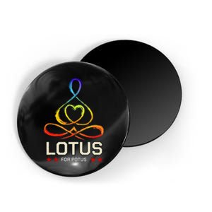 Lotus For Potus Kamala Harris 2024 President Trend Election Magnet