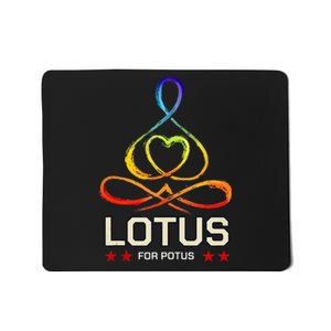 Lotus For Potus Kamala Harris 2024 President Trend Election Mousepad