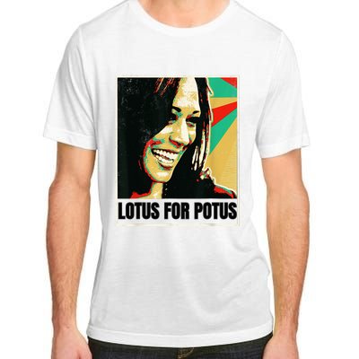 Lotus For Potus Kamala Harris 2024 President Trend Election Adult ChromaSoft Performance T-Shirt